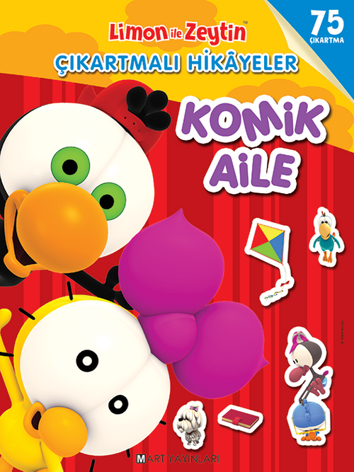 Komik Aile - Bahçe Keyfi / Limon İle Zeytin Çıkartmalı Hikayeler