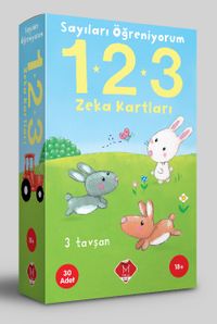 Sayıları Öğreniyorum 1-2-3 Zeka Kartları