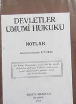 Devletler Umumi Hukuku (4-G-7)