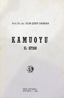 Kamuoyu El Kitabı (1-H-80)