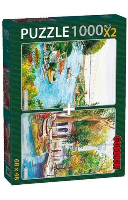 Anadolu Sahili-Kanlıca 2x1000 Parça Puzzle Takım