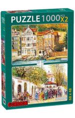 Sarıyer-Eski Pazar Girişi 2x1000 Parça Puzzle Takım
