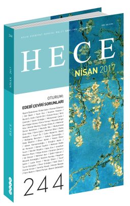 Sayı:244 Nisan 2017 Hece Aylık Edebiyat Dergisi Dosya Şiir 2017