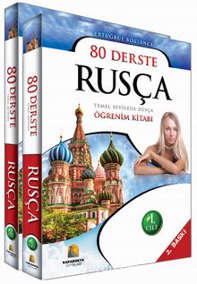 80 Derste Rusça (2 CİLT) & Temel Seviyede Rusça Öğrenim Kitabı - Ertuğrul Bostancı