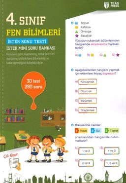4. Sınıf Fen Bilimleri Yaprak Test Çek Kopar