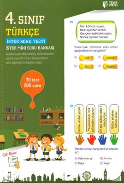 4. Sınıf Türkçe Yaprak Test Çek Kopar