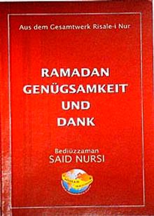 Ramadan Genügsamkeit Und Dank (Ramazan Ris.Almanca)