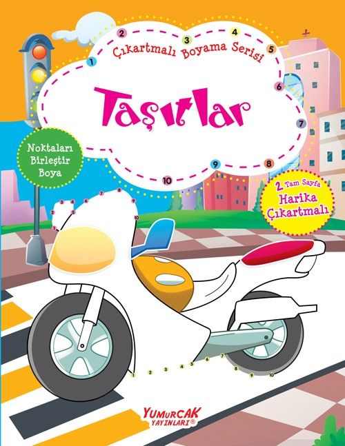 Taşıtlar / Çıkartmalı Boyama Serisi
