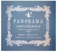 Panorama De Constantinople Galata 1888