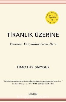 Tiranlık Üzerine & Yirminci Yüzyıldan Yirmi Ders - Timothy Snyder