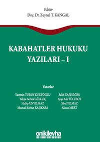 Kabahatler Hukuku Yazıları 1