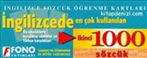 İngilizce İkinci 1000 Sözcük Kartları (Kutulu)