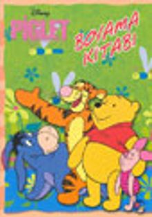 Piglet Boyama Kitabı Yeşil