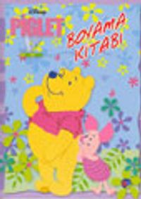 Piglet Boyama Kitabı-Mavi