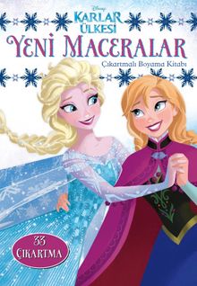 Karlar Ülkesi İz Yeni Maceralar Çıkartmalı Boyama Kitabı