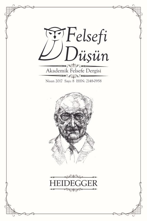 Felsefi Düşün Akademik Felsefe Dergisi Sayı:8 - Heidegger