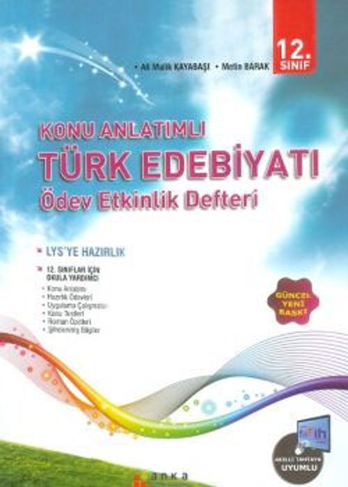 12. Sınıf Türk Edebiyatı Ödev Etkinlik Defteri