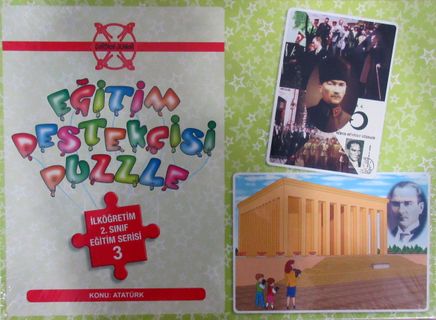 Eğitim Destekçisi Puzzle- İlköğretim 2. Sınıf Eğitim Serisi 3 / Konu: Atatürk