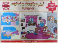 Eğitim Destekçisi Puzzle- İlköğretim 7. Sınıf Eğitim Serisi 1 / Yaşadığımız Yer - Evimiz 3x80 Puzzle