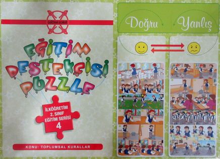 Eğitim Destekçisi Puzzle - İlköğretim 2. Sınıf Eğitim Serisi 4 / Konu:Toplumsal Kurallar 