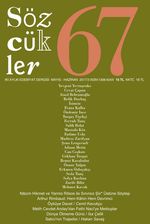 Sözcükler İki Aylık Edebiyat Dergisi Sayı:67 Mayıs-Haziran 2017