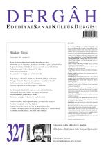 Dergah Edebiyat Sanat Kültür Dergisi Sayı 327 Mayıs 2017
