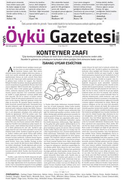 Can Aylık Öykü Gazetesi Sayı:8 Mayıs 2017
