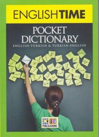 English Time Pocket Dictionary English-Turkish - Turkish-English