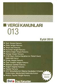 Vergi Kanunları / Cep Kitapları 013