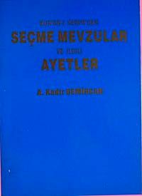 Seçme Mevzular ve Kuran'dan Ayetler