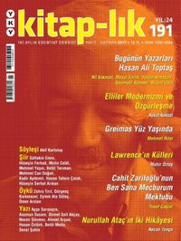 Kitap-lık Sayı:191 Mayıs-Haziran 2017