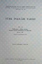 Türk İnkılabı Tarihi (Cilt 2 -Kısım 3)