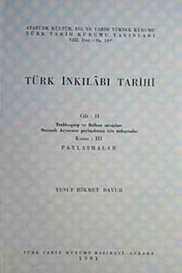 Türk İnkılabı Tarihi (Cilt 2 -Kısım 3)