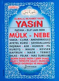 41 Yasin Fihristli & Kenzül Arş ve Ashab-ı Bedir (Büyük Boy) Kod:F04