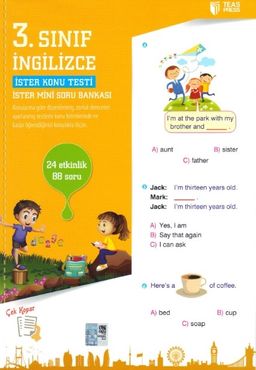 3. Sınıf İngilizce Yaprak Test Çek Kopar