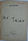 Bilgi ve Değer (1-G-60)