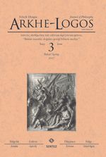 Arkhe-Logos Felsefe Dergisi Bahar Sayı:3 2017