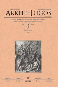 Arkhe-Logos Felsefe Dergisi Bahar Sayı:3 2017