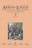 Arkhe-Logos Felsefe Dergisi Bahar Sayı:3 2017