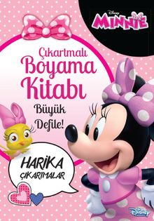 Minnie Büyük Defile Çıkartmalı Boyama Kitabı
