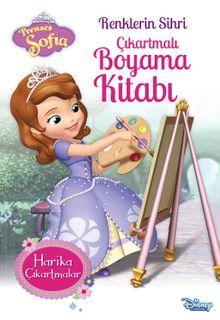 Prenses Sofia Renklerin Sihri Çıkartmalı Boyama Kitabı
