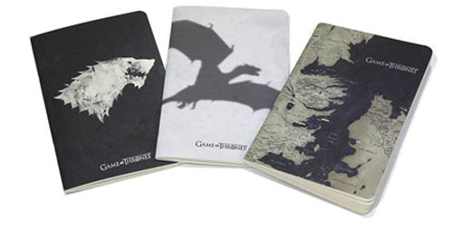 Game of Thrones 3'lü Not Defteri Seti (3 Kitap) (GOT 221)
