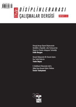Divan Disiplinlerarası Çalışmalar Dergisi Sayı:41 Cilt 21 Yıl: 2016/2