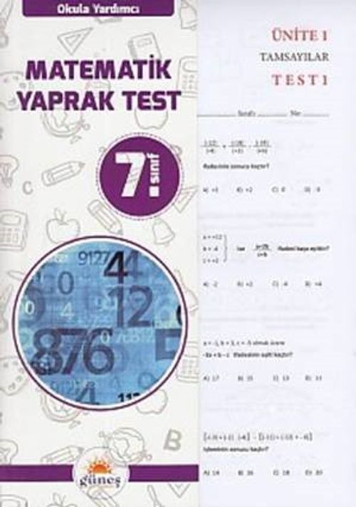 7. Sınıf Matematik Yaprak Test 