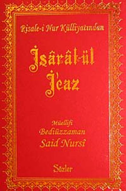 İşarat-ül İ'caz (Büyük Boy Şamua Vinleks Ciltli)