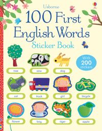 100 First English Words Sticker Book