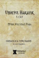 Umdetül Hakayık 5. Cilt (Osmanlıca Tıpkı Basım)