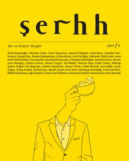 Şerhh Şiir ve Eleştiri Dergisi 2017 Sayı:5