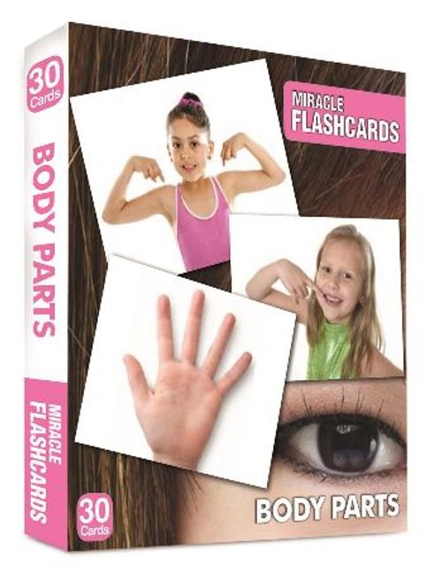 Miracle Flashcards Charts Body Parts (30 Cards)