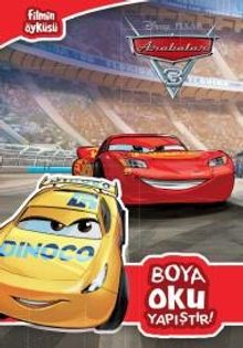 Arabalar 3 Boya Oku Yapıştır